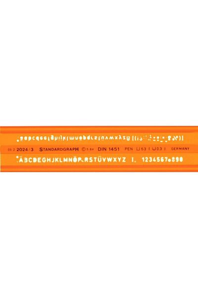 Standardgraph Şablon Șablon de scriere standard H-Beam - 3 riglă