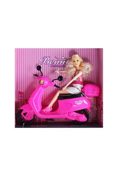 King Toys مجموعة مكياج الأطفال على شكل دراجة نارية من بيوتي