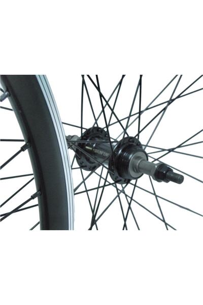 Genel Markalar Orjinal Üretim 24 Inç Ön-arka Set Duble Çift Jant Siyah