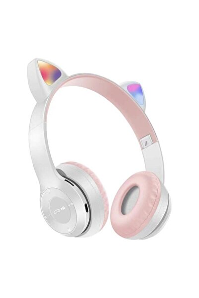 Genel Markalar Bluplle Kedili Katlanabilir Kulak Üstü Kablosuz Bluetooth 5.0 ...