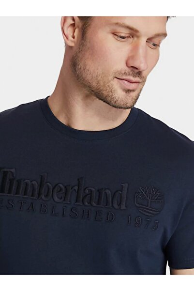 Timberland Men's Navy Blue T-Shirt- Tb0a2cma433