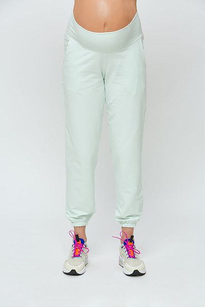 Motherway Women's Green Maternity Sweatpants