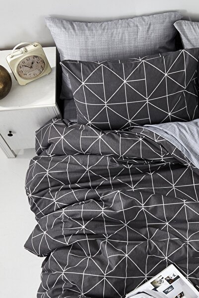 BONJARDİNHOME Pamuk Çift Kişilik Nevresim Takımı Line