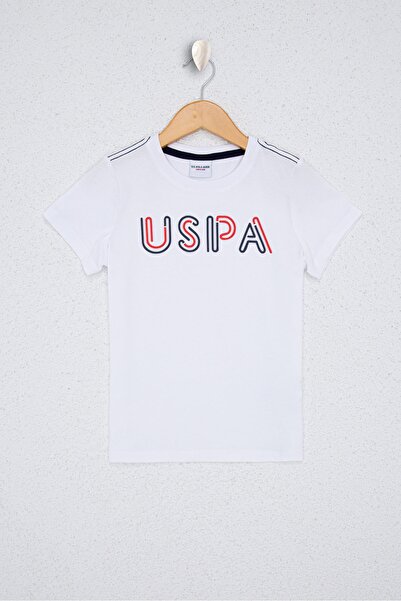 U.S. Polo Assn. Λευκό μπλουζάκι για αγόρι