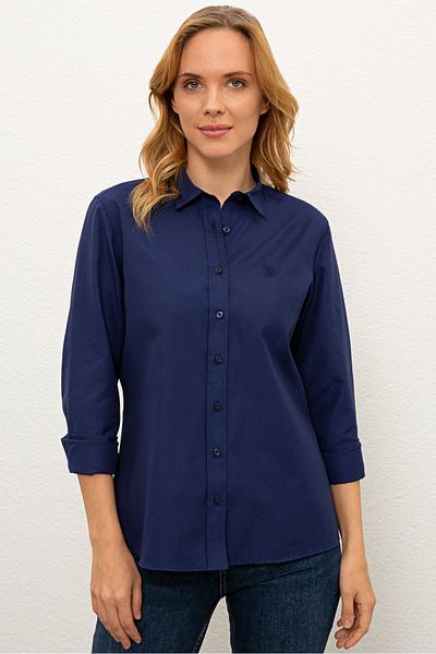 U.S. Polo Assn. Cămașă de damă bleumarin