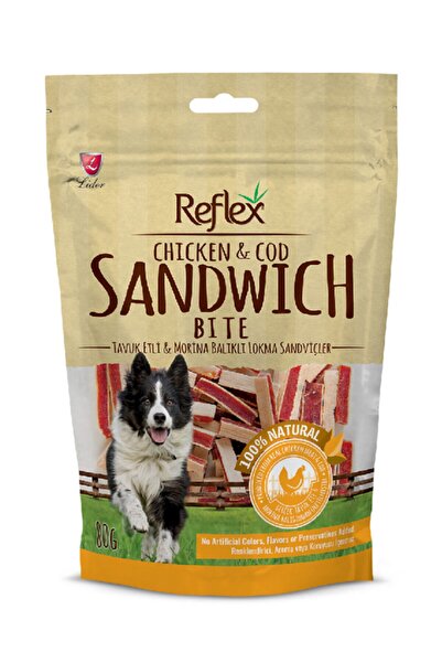 Reflex Tavuk Etli & Morina Balıklı Lokma Sandviç Ödül Mama 80g