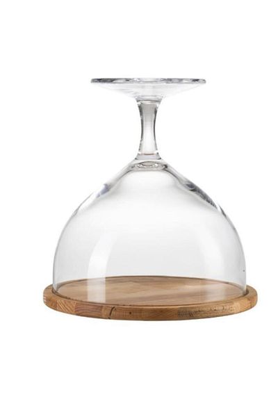 Paşabahçe Handmade Goblet Cake Plate, Cake Jar 27 cm