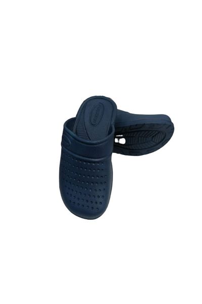 GEZER Ge0681-10 Παντόφλες μπάνιου Unisex Navy Blue Dotted κλειστές