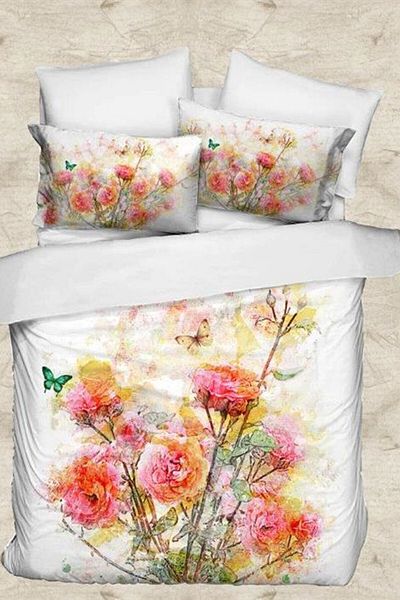 Firuze Double 3D Duvet Cover Set Davinci Pattern