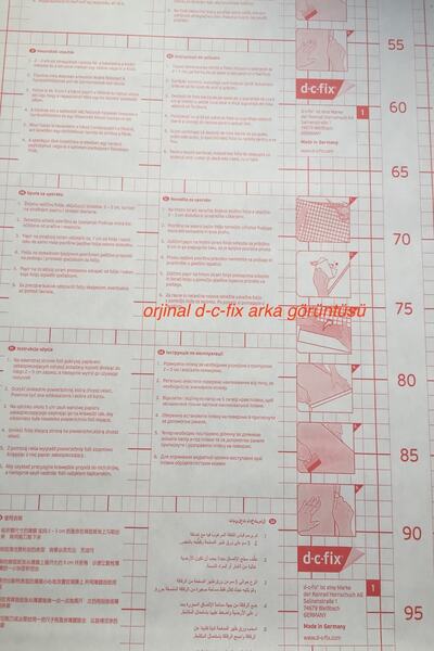 d-c-fix Transparan Cam Vitray Yapışkanlı Folyo 67,5cm X 1mt 200-8214