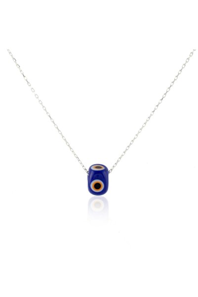Bilsen Store 925 Ayar Gümüş Zincirli Nazarlı Kolye