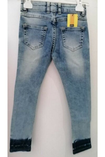 ESCABEL GİRL Girl's Jeans with Ripped Pearl Detail