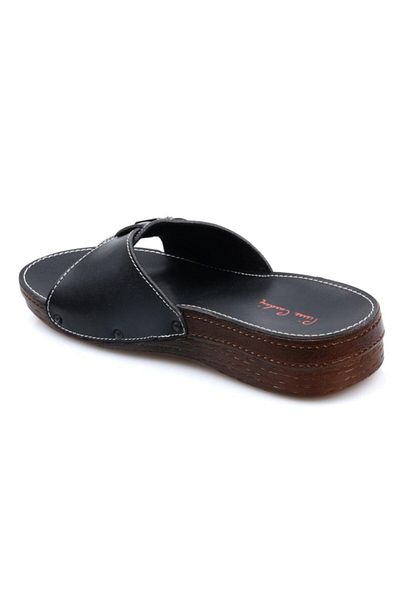 Pierre Cardin Papuci ortopedici negri pentru femei PC-6784