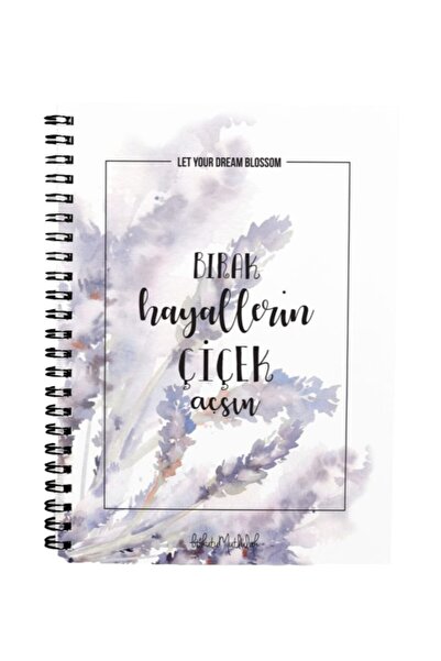 Bikutumutluluk Gift - N033 A5 Design Spiral Notebook - You Bloom Your Dreams