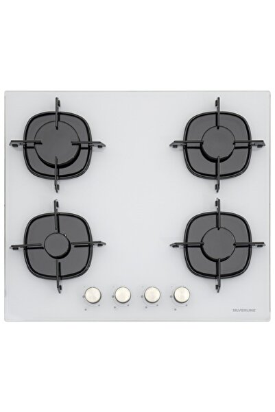 Silverline Bo6502w02-cs5436w01-3457 Soho 60 Cm Beyaz Cam Ankastre Set