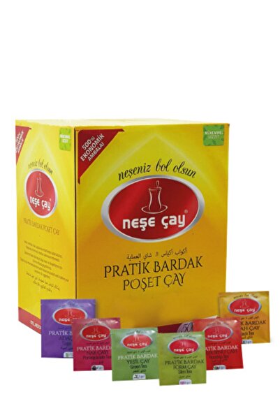 Neşe Çay Pratik Bardak Poşet Siyah Çay 500 Adet (2 Gr X 500 Adet)
