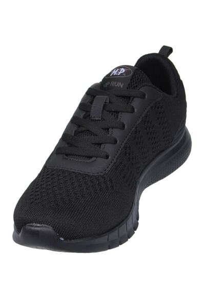 M.P. Kadın Siyah Bağcıklı Spor Ayakkabı 211-7401zn 100