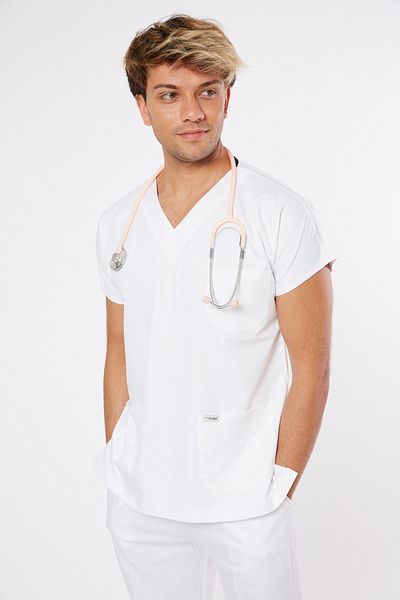 Owlet Medikal Set uniformă Lycra albă