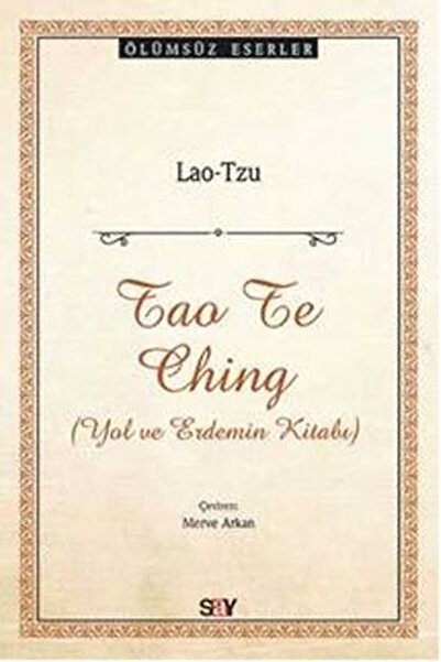 Say Yayınları Tao Te Ching