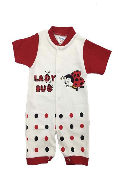 BABY FRESCO Ladybug Baby Jumpsuit