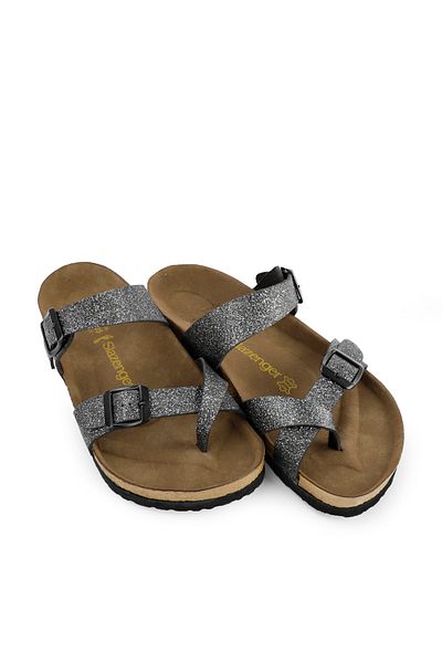 Slazenger Pantolette
 - Schwarz - Flacher Absatz