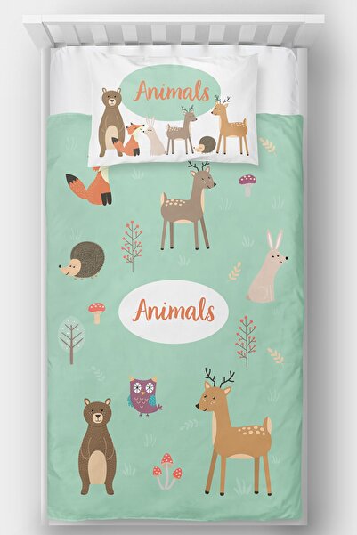 Homamia Single Bedspread Animals