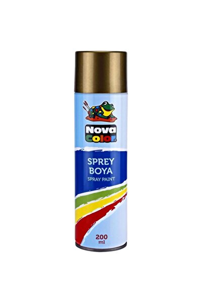 Nova Color Metalik Renk Altın Sprey Boya 200 Ml