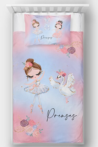 Homamia Single Bedspread with Swan Ballerina