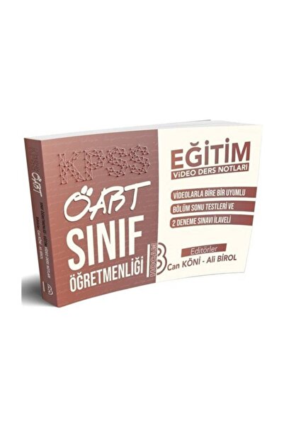 Benim Hocam Yayınları 2019 Öabt Sınıf Öğretmenliği Eğitim Video Ders Notları