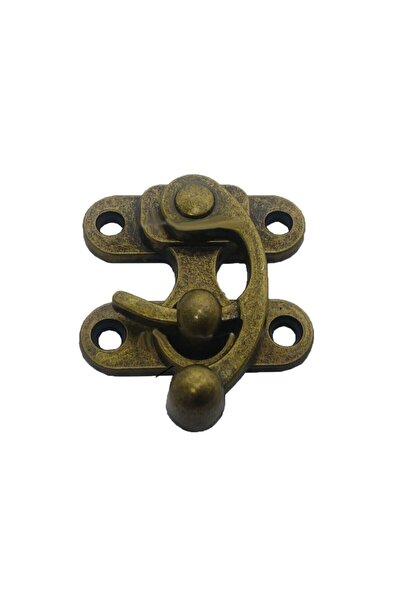 Genel Markalar Mini Kutu Kilidi Antik Halkalı Klips Küçük Boy Model Eskitme S...