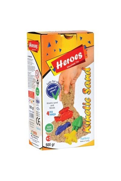 TML Kinetic Sand 500gr + Natural Classic Color with Mold Gift