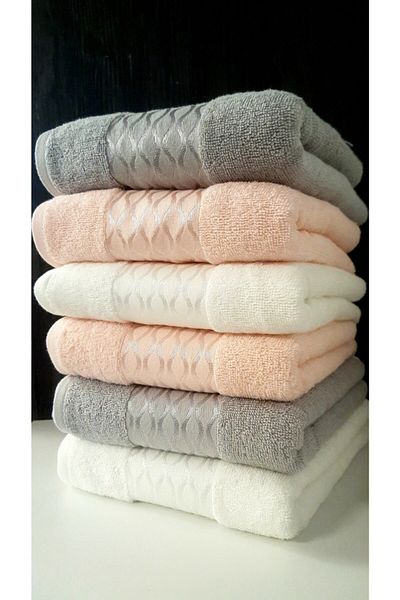 Özdilek Elissa Towel Set 6 Pieces 100% Cotton