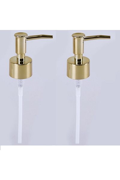 Şeker Portakalım Shiny Gold 2-Pack Liquid Soap Dispenser Spare Pump - Fountain