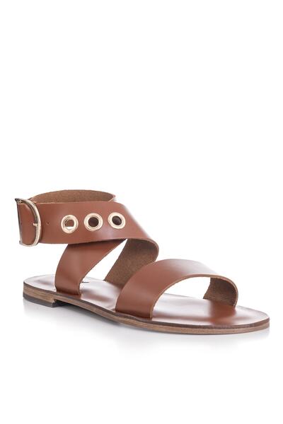 DaphneSandals Sandale de damă din piele naturală, bronzată, lucrate manual - 2170