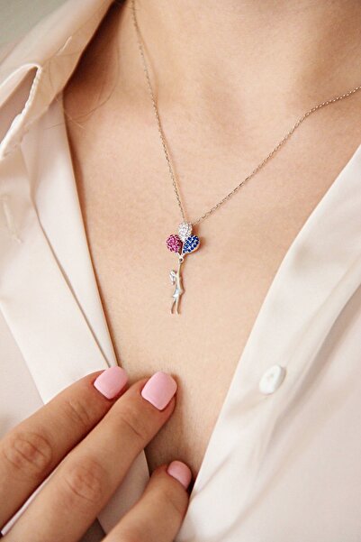 Argentum Concept 925 Ayar Gümüş Uçan Balonlu Kadın Kolye - N074701