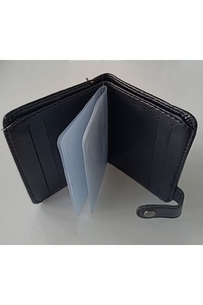 MKM Lamazihome Black Men's Wallet Card Holder