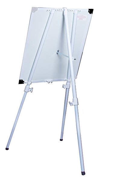 Neon 60x90 Teleskopik Ayaklı Siyah - Beyaz Köşeli Okul Yazı Tahtası