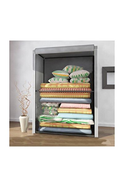 BYMÜHENDİS Bez Dolap Yorgan Hurcu Metal Profilli Yorgan Hurcu Portatif Bez Do...