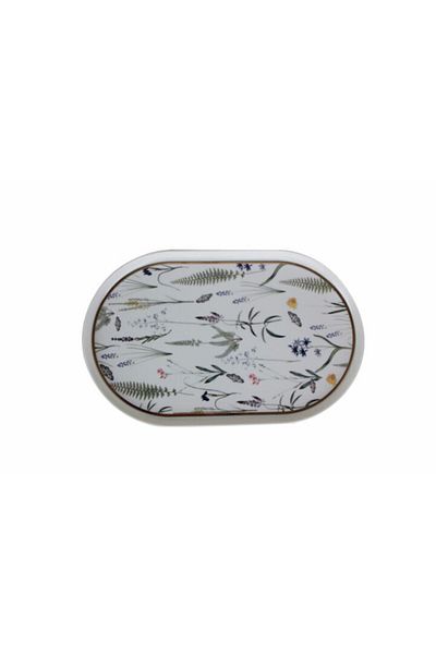 Porland Botanical Boat Plate - 32cm 2 Pieces