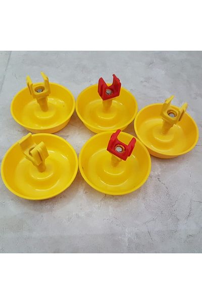 Cosartavukculuk Turkey Duck Goose Nipple Water Bowl 25 Pieces Wide Spring Bowl