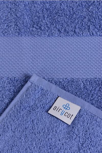 AİRYCOT Blue 90x165 Set of 2 Bath Towels