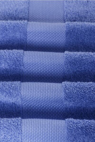 AİRYCOT Blue 90x165 Set of 2 Bath Towels
