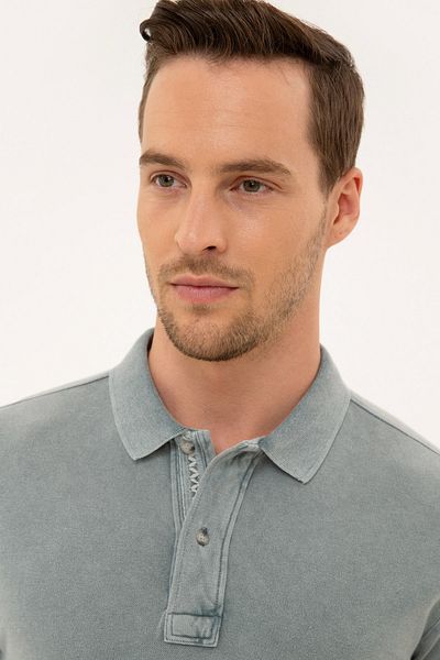 Pierre Cardin Σκούρο γκρι ανδρικό T-Shirt G021SZ011.000.1089496