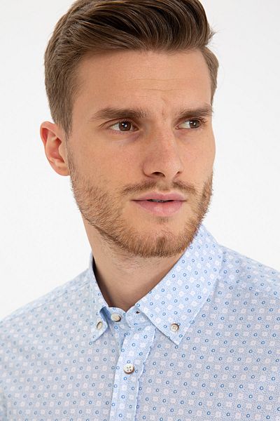 Pierre Cardin Μπλε Slim Fit πουκάμισο - Κομψό και άνετο