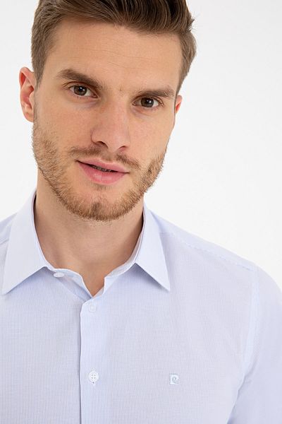 Pierre Cardin Ανοιχτό Μπλε Slim Fit πουκάμισο