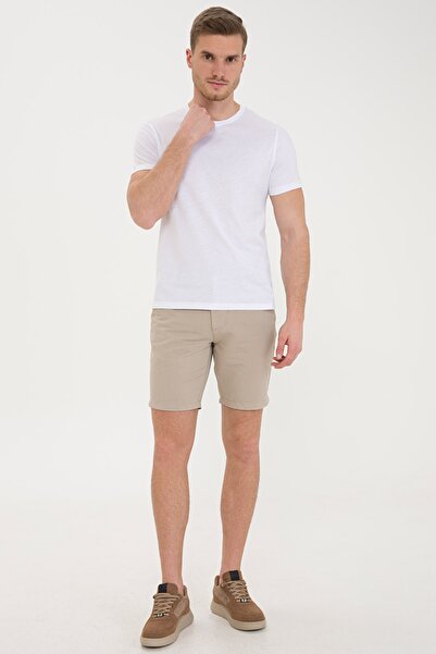 Pierre Cardin Λευκό T-Shirt Crew Neck Slim Fit