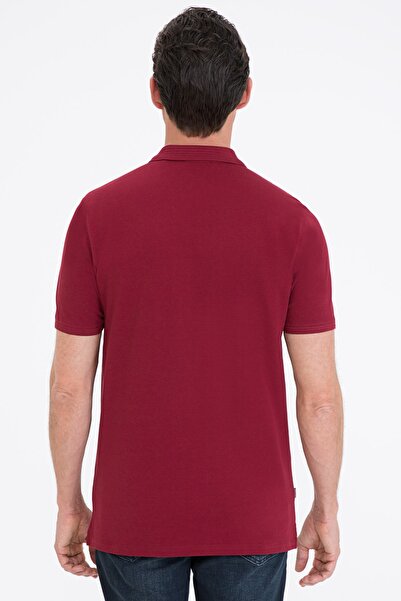 Pierre Cardin Μπλουζάκι με κανονική εφαρμογή Claret Red Polo λαιμόκοψη