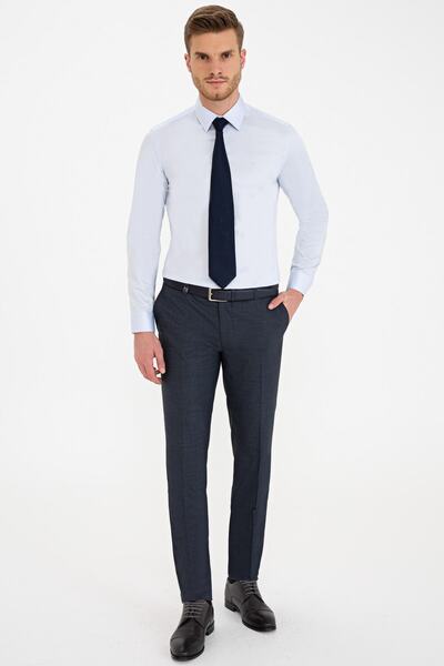 Pierre Cardin Açık Mavi Slim Fit Basic Gömlek