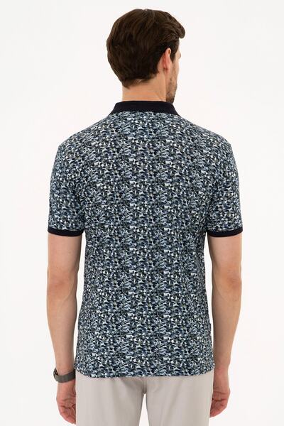 Pierre Cardin Μπλουζάκι Polo Neck Slim Fit Navy Blue