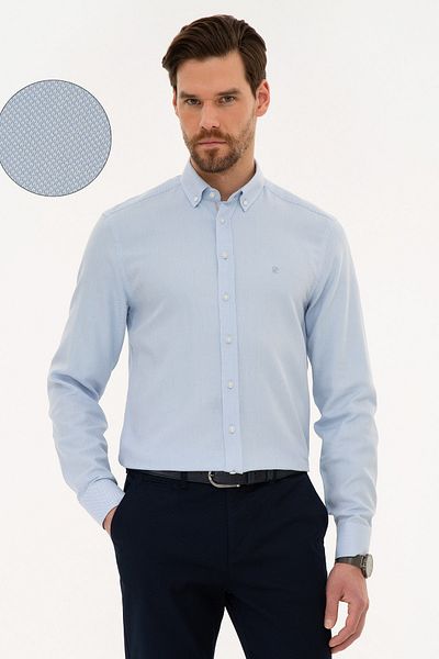 Pierre Cardin Ανδρικό πουκάμισο G021SZ004.000.997276.VR003